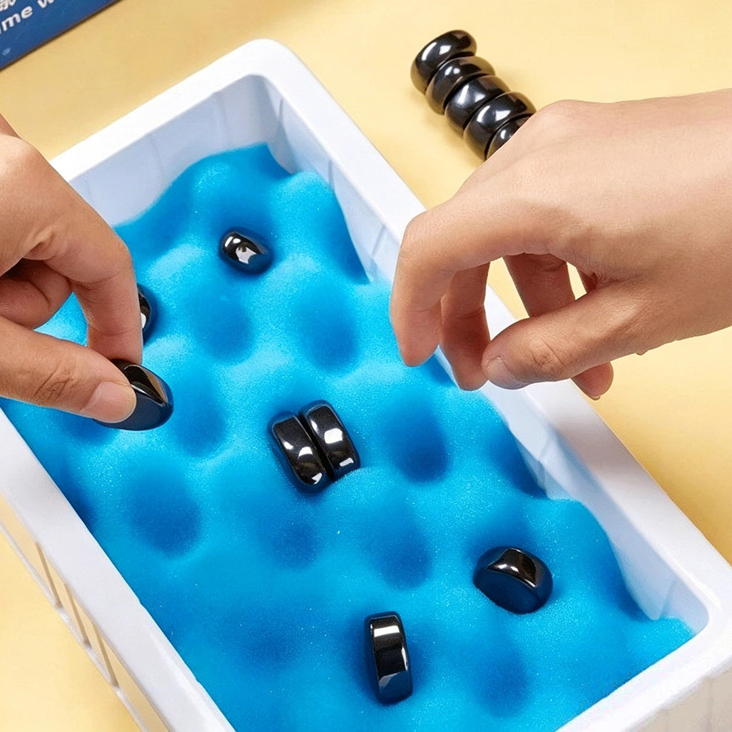 PINOER Thinkers T6 | Magnetic Effect Strategy Chess Game & Interactive Physics Tabletop Puzzle