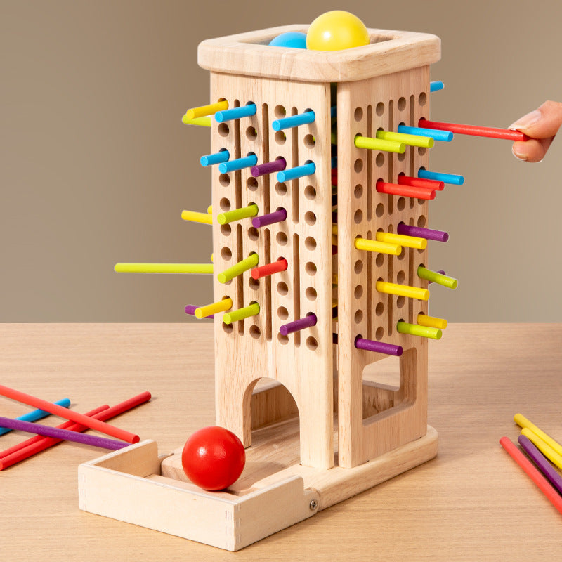 Screen-Free 3-in-1 Wooden Puzzle Game for Kids
