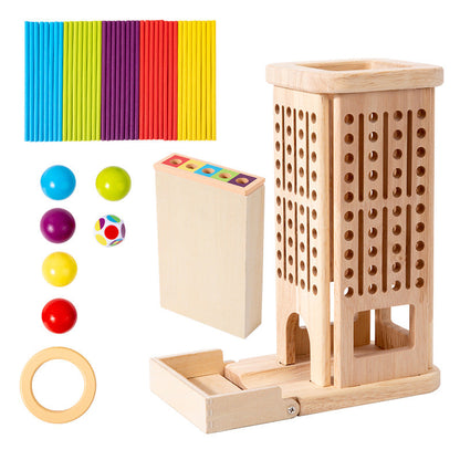 Screen-Free 3-in-1 Wooden Puzzle Game for Kids