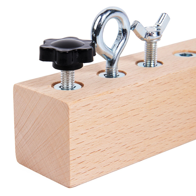 PINOER Explorers M3 | Montessori Wooden Screw Driver Board & Busy Workbench Toy