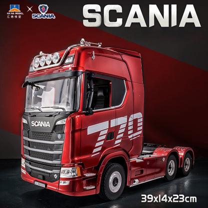 1:18 Scania 770S RC Truck & Lowboy Trailer – 80cm Heavy Duty Remote Control Scale Model for Adults