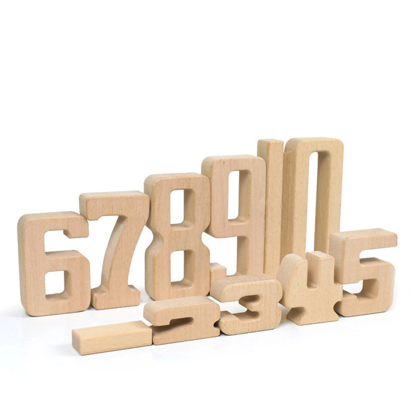 PINOER Explorers M5 | Montessori Wooden Number Blocks Set for Toddlers & Preschool Math