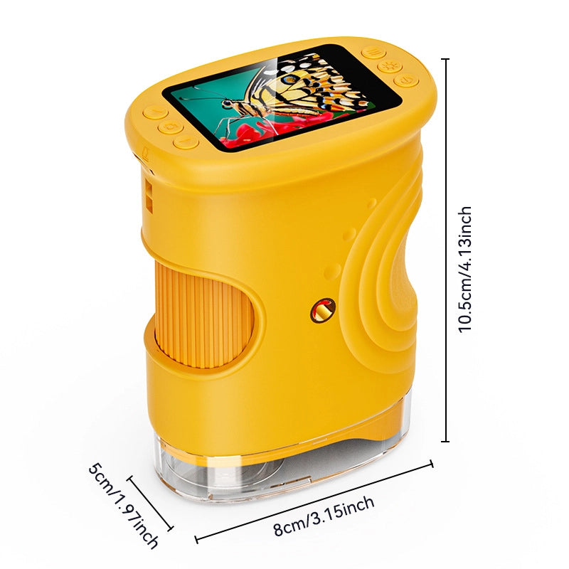 PINOER Thinkers T1 handheld digital microscope for kids with built-in camera.