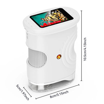 PINOER Thinkers T1 handheld digital microscope for kids with built-in camera.