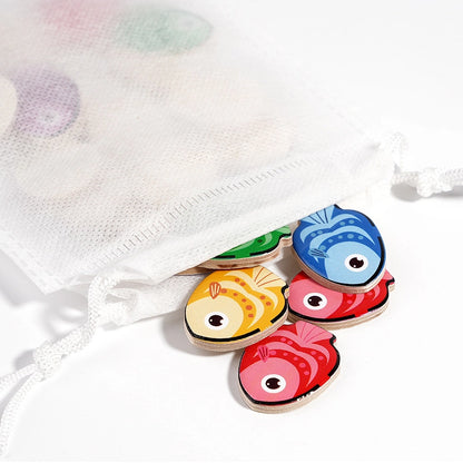 PINOER Thinkers T5 | Montessori Wooden Fish Direction Sorting Puzzle & Spatial Logic Game