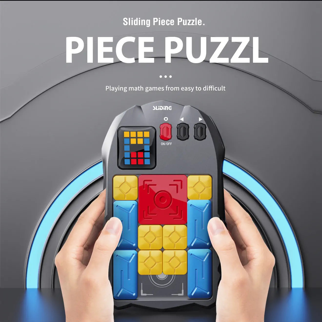 Rechargeable Handheld Slide Puzzle Game