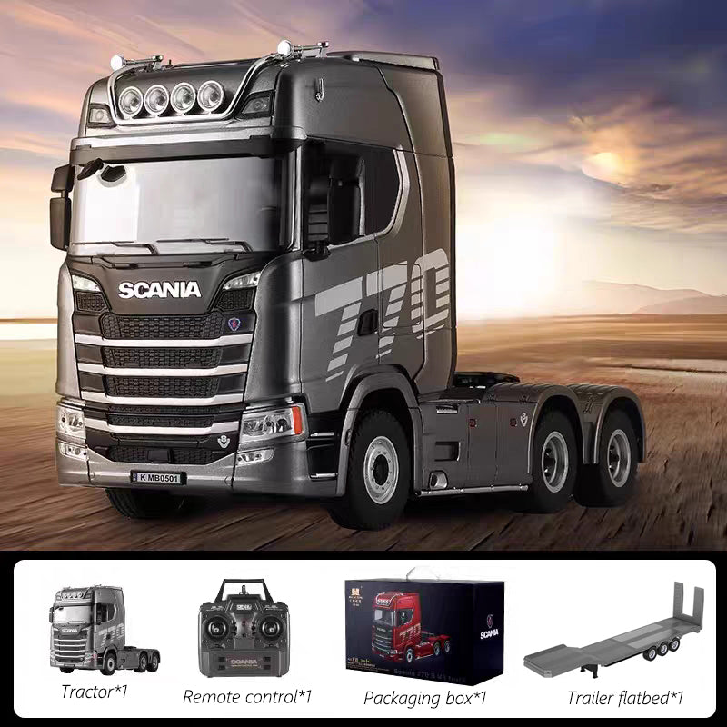 1:18 Scania 770S RC Truck & Lowboy Trailer – 80cm Heavy Duty Remote Control Scale Model for Adults